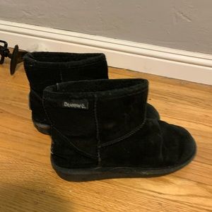 short black bear paw boots